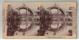 JAPON JAPAN #PP1341 UN PONT SEMI CIRCULAIR DANS LE PRECIEUX VIEUX JAPON 1896 - Stereoscopic