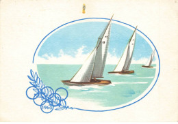 BATEAU #FG37944 VOILIERS REGATES JO JEUX OLYMPIQUES 1960 - Sailing Vessels