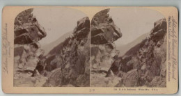 ETATS UNIS #PP1323 WHITE MOUNTAINS CHEMIN DE FER DE PENNSYLVANIA ET OHIO 1898 - Stereoscopic