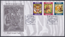 Bangladesh 2009 Private Cover Royal Bengal Tiger, Tigers, Wildlife, Wild Life, Animal, Animals - Bangladesch