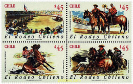 6871 MNH CHILE 1990 RODEO CHILENO. - Cile