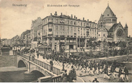 RELIGIONS #MK44389 STRASSBURG KLEBERSTADEN MIT SYNAGOGE JUDAICA - Judaísmo