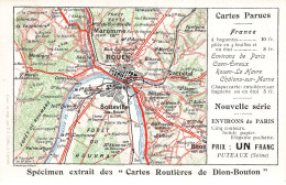 76 ROUEN #AS38559 CARTES ROUTIERES DE DION BOUTON - Rouen