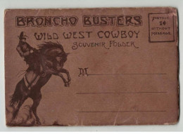 COWBOY #FG35322 BRONCHO BUSTERS WILD WEST RODEO CARNET COMPLET - Indios De América Del Norte