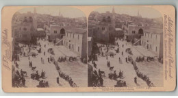 PALESTINE ISRAEL #PP1335 BETHLEHEM DE JUDEE LIEU DE NAISSANCE DU CHRIST 1899 - Stereoscopic