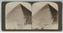 EGYPTE EGYPT #PP1334 GIZEH CHEOPS LA PLUS GRANDE PYRAMIDE 1899 - Fotos Estereoscópicas