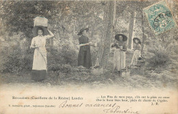 40 LES LANDES. Résinières Pour Cueillette De La Résine 1903 - Sonstige & Ohne Zuordnung