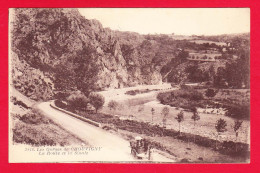 F-03-Chouvigny-04P21 Les Gorges De Chouvigny, La Route Et La Sioule, Attelage, Cpa BE - Otros & Sin Clasificación