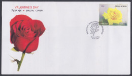 Bangladesh 2011 Private Cover Rose, Roses, Flower, Flowers - Bangladesch