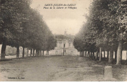 89 SAINT JULIEN DU SAULT #MK42941 PLACE DE LA LIBERTE ET L HOSPICE - Saint Julien Du Sault