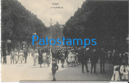 228050 SPAIN ESPAÑA VIGO PONTEVEDRA LA ALAMEDA COSTUMES PEOPLE POSTAL POSTCARD - Other & Unclassified