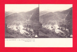 F-05-Allemont-01PH7 Carte Stéréoscopique, Les Villages D'Allemont Et Du Boulangeard, Cpa BE - Andere & Zonder Classificatie