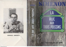 C1  SIMENON La Rue Aux Trois Poussins EO 1963 Relie JAQUETTE Port Inclus France - Simenon