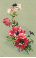 ILLUSTRATEURS #MK41694 FLEURS ROUGE ET BLANCHE PAR ILLUSTRATEUR TYPE KLEIN - Unclassified