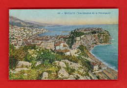 F-06-Monaco-05PH Vue Générale De La Principauté, Cpa Colorisée BE - Autres & Non Classés