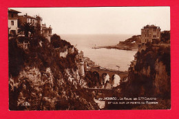 F-06-Monaco-19PH24 Le Ravin De Ste Devote Et Vue Sur La Pointe Du Rocher, Type Photo, BE - Sonstige & Ohne Zuordnung