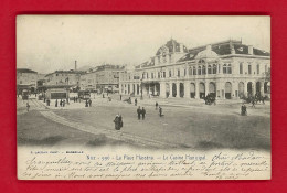 F-06-Nice-13P1 La Place Massena, Le Casino Municipal, Animation, Cpa Précurseur BE - Squares