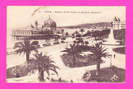 F-06-Nice-42PH5 Le Palais De La Jetée Et Les Jardins Albert 1er, Cpa  - Parks