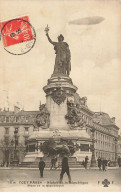 75011 PARIS #MK42835 STATUE DE LA REPUBLIQUE AVIATION ZEPPELIN - Standbeelden