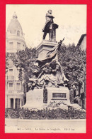 F-06-Nice-88PH29 La Statue De Gambetta, Cpa BE - Monuments, édifices