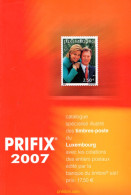 LUXEMBURGO + EUROPA. CATÁLOGO DE SELLOS PRIFIX 2007 - Motivkataloge