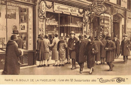 75008 PARIS #MK42827 CARTE PUBLICITAIRE LES CHAUSSURES CECIL - Other & Unclassified