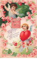 ANGES #MK41619 GAGE D AFFECTION ANGES ANGELOTS COEUR FLEURS - Angels