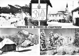 38 SAINT PIERRE DE CHARTREUSE #MK43128 SOUVENIR SOUS LA NEIGE MULTI VUES - Chartreuse