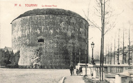 BELGIQUE - Tournai - Vue Générale De La Grosse Tour - Animé - Carte Postale Ancienne - Doornik