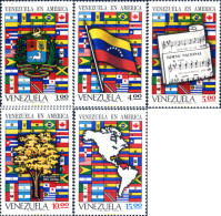 177142 MNH VENEZUELA 1972 VENEZUELA REGIONES DE LA NACION DE SUD-AMERICA - Venezuela