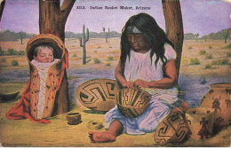 INDIENS #MK41839 INDIAN BASKET MAKER ARIZONA BEBE - Native Americans