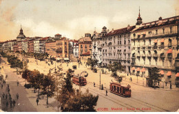 ESPAGNE #MK44348 CALLE DE ALCALA TRAMWAY - Madrid