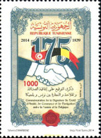 334236 MNH TUNEZ 2014 RELACIONES CON BELGICA - Tunisia (1956-...)