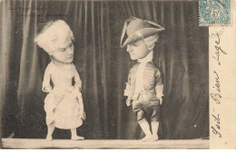 SPECTACLE #MK45979 DEUX MARIONETTES LES FANTOCHES MARQUIS MARQUISE - Andere & Zonder Classificatie