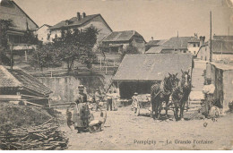 SUISSE #FG46595 PAMPIGNY LA GRANDE FONTAINE ATTELAGE - Pampigny