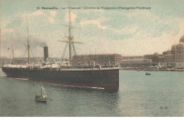 13 MARSEILLE #MK42432 LE DJEMNAH COURRIER DE MADAGASCAR MESSAGERIES MARITIMES BATEAU PAQUEBOT - Sin Clasificación