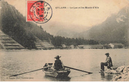 01 SYLANS #MK46076 LE LAC ET LES MONTS D AIN HOMME DANS UNE BARQUE - Ohne Zuordnung