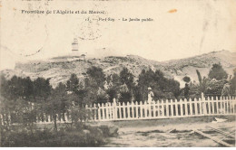 MAROC #MK45849 FRONTIERE DE L ALGERIE ET DU MAROC PORT SAY LE JARDIN PUBLIC - Sonstige & Ohne Zuordnung