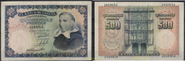 8210 ESPAÑA 1946 500 PESETAS 19 DE FEBRERO 1946 FRANCISCO DE VITORIA - Otros & Sin Clasificación