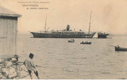 ESPAGNE #MK44710 SANTANDER EL MARIA CRISTINA BATEAUX - Cantabria (Santander)