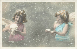 ANGES #MK46855 NOEL NOEL BOULE DE NEIGE - Angels