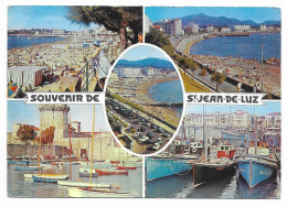 St Jean De Luz - 1968 - Port - Plage - Multivues - N° 1423 # 2-23/16 - Saint Jean De Luz