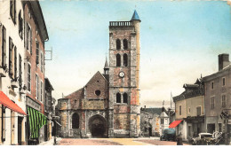 03 GANNAT #MK46091 L EGLISE SAINTE CROIX ET LA PLACE - Other & Unclassified