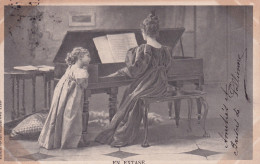 MUSIQUE(PIANO) ENFANT_FEMME - Musique Et Musiciens