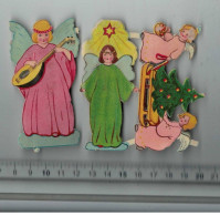 DECOUPIS Z&M L&B SCRAP ANGES ANGELOT DECOR NOEL 08 X 13 CMS - Angels