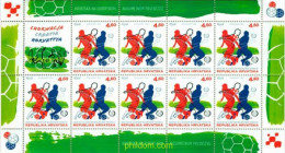 590849 MNH CROACIA 2012 CAMPEONATO DE EUROPA DE FUTBOL - Croatie