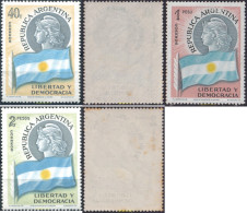 726222 MNH ARGENTINA 1958 LIBERTAD Y DEMOCRACIA - Neufs
