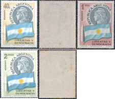 726222 MNH ARGENTINA 1958 LIBERTAD Y DEMOCRACIA - Ungebraucht