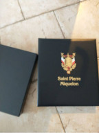 SAINT PIERRE ET MIQUELON ANNEES COMPLETES 1986 A 2008 + BLOCS EN NEUF AVEC ALBUM DAVO - Años Completos