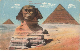 EGYPTE  #SAN47601 CAIRE SPHINX ET PYRAMIDES - Altri & Non Classificati